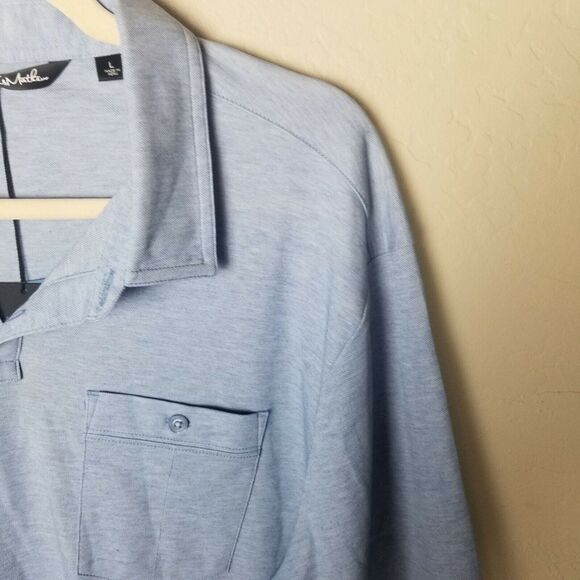 Travis Mathew Polo Performance Polo Shirt Golf Polo Shirt Golf Polo Men L Blue - Picture 2 of 11